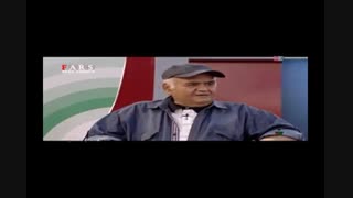 سخنان تند اکبر عبدی به رئیس جمهور در برنامه خندوانه