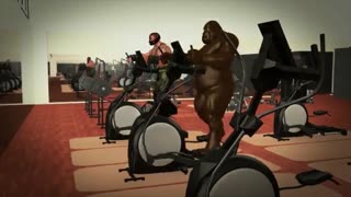 انیمیشن کوتاه گوریل و بن  قسمت دوم