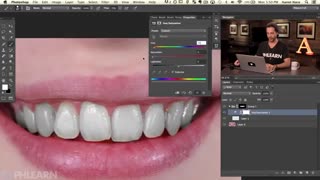 آموزش فتوشاپ - چگونه سفید کردن دندان در فتوشاپ