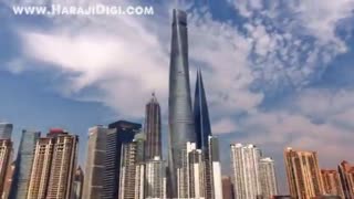 سقوط پهپاد از بالای آسمان خراش (فوق العاده زیباااااااا)