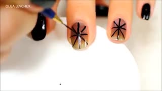 Black Nail Design