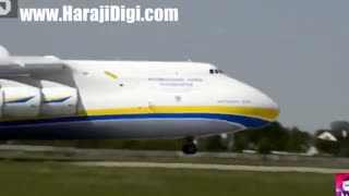 پرواز حیرت انگیز بزرگترین هواپیمای باری جهان