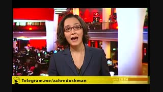 سوتی ناجیه غلامی مجری زن بی بی سی