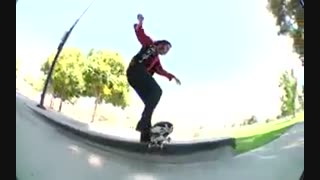 مهارت عجیب در اسکیت برد