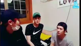 سوپرایز چان و سهون برای تولد لیدری^^