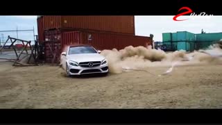 مسابقه مرسدس بنز با پارکور