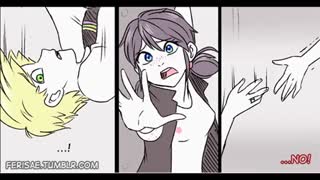 Miraculous Ladybug وقتی ادرین و مارینت هویت هم دیگر را میفهمن manga