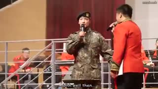 دونگهه در لباس سربازی