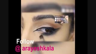 فیلم آموزش آرایش ناحیه ابرو-ak