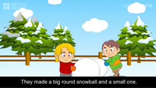 داستان کوتاه انگلیسی آدم برفی