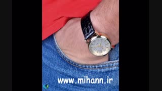 ساعت بند چرمی طرح rolex