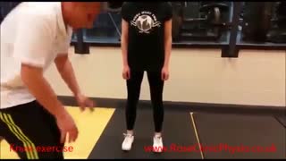 Physiotherapy exercise program for knee pain / rehab