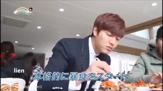 غذا خوردن لی مین هو در پشت صحنه وارثان