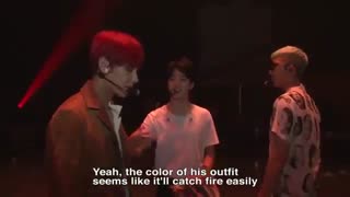 BTS- fire & save me behind پشت صحنه