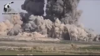 موشک باران وسیع مواضع داعش