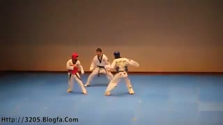 مسابقه تکواندو (طنز خنده دار)