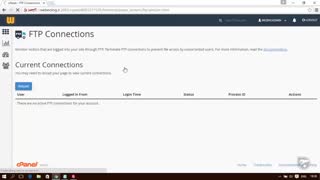 آموزش Cpanel - قسمت نهم اتصال های حساب های FTP