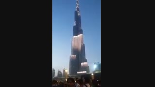 هنرنمایی برج خلیفه دبی