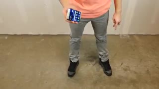 تست مقاومت ایفون ۶اس مقابلطفا گلکسی اس ۷