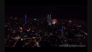 آتش بازی زیبا 2016 در کوالالامپور