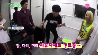 شیرین کاری هیوک و یسونگ :))) جلوی دختران گرلز جنریشن (Snsd , Super junior ).