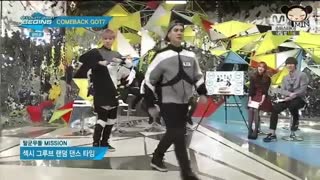 رقص های دخترونه ی GOT7 ^_^