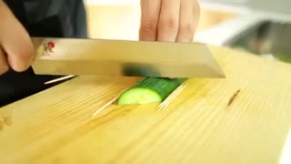 درست کردن خیار موج دار