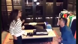 کریس  رونالدو و الکساندرا آمبراسیو