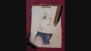 یه نقاشی انیمه ای دیگه (ترو خدا بگید موهاشو چه رنگ کنم ؟)