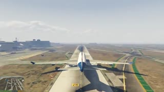 کنترل هواپیما مسافربری در GTA V