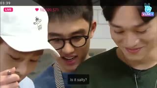EXO MENTARY  V LIVE  Home Cooking With Chef  DO Part 2