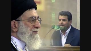 مداحی ترکی «ای قلم سوزلرینده اثر یوخ» با صدای حاج ابراهیم رهبر در حضور امام خامنه ای