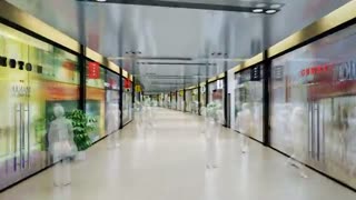 انیمیشن معماری مرکز تجاری Reath World