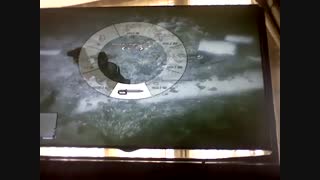 لاشه غرق شده ی هواپیما زیر دریا