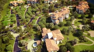 انیمیشن معماری شهرک مسکونی ویلایی AKDENIZ / آلانیا