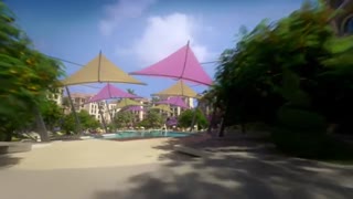 انیمیشن معماری شهرک مسکونی آپارتمانی "Poliyard"