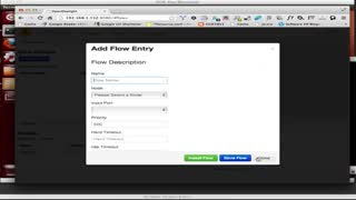 Installing OpenFlow Flows Using Mininet and OpenDaylight