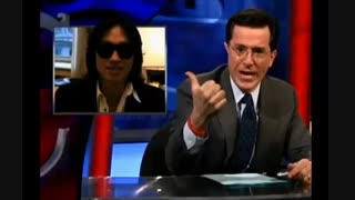 برنامه ی طنز آمریکایی Colbert Report وقتی که استفن، Rain پادشاه دنس آسیا رو به مبارزه می طلبه!!! -با زیرنویس فارسی- پارت اول