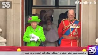 مراسم رسمی جشن تولد 90 سالگی ملکه بریتانیا
