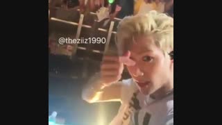 Got7_mark...fly in bangkok...و باز هم یک فن خوش شانس:((((