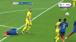 فرانسه 2 -1 رومانی ( گل های بازی )