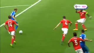 ولز 2 - 1 اسلواکی ( گل های بازی )