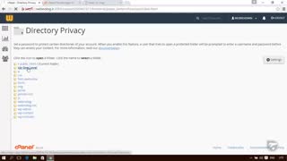 آموزش Cpanel - قسمت 13 رمزگذاری روی پوشه ها با Directory Privacy