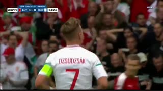 اتریش 0 - 2 مجارستان ( خلاصه بازی )