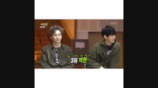 چانیول اعضا رو به ترتیب خوشگلی انتخاب کرد