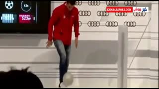 مسابقه روپایی زدن رونالدو و کریم بنزما