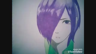 نقاشی من از کیریشیما توکا (  Tokyo Ghoul)