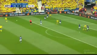 ایتالیا 1-0 سوئد - خلاصه بازی (گروه E)