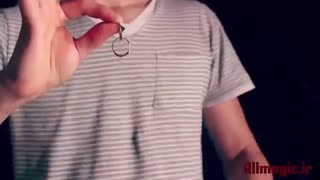 آموزش شعبده بازی متصل کردن دو حلقه به یکدیگر