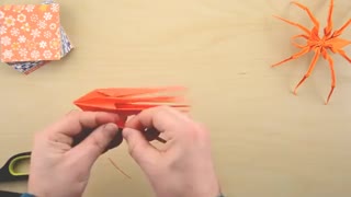 آموزش ساخت اوریگامی عنکبوت